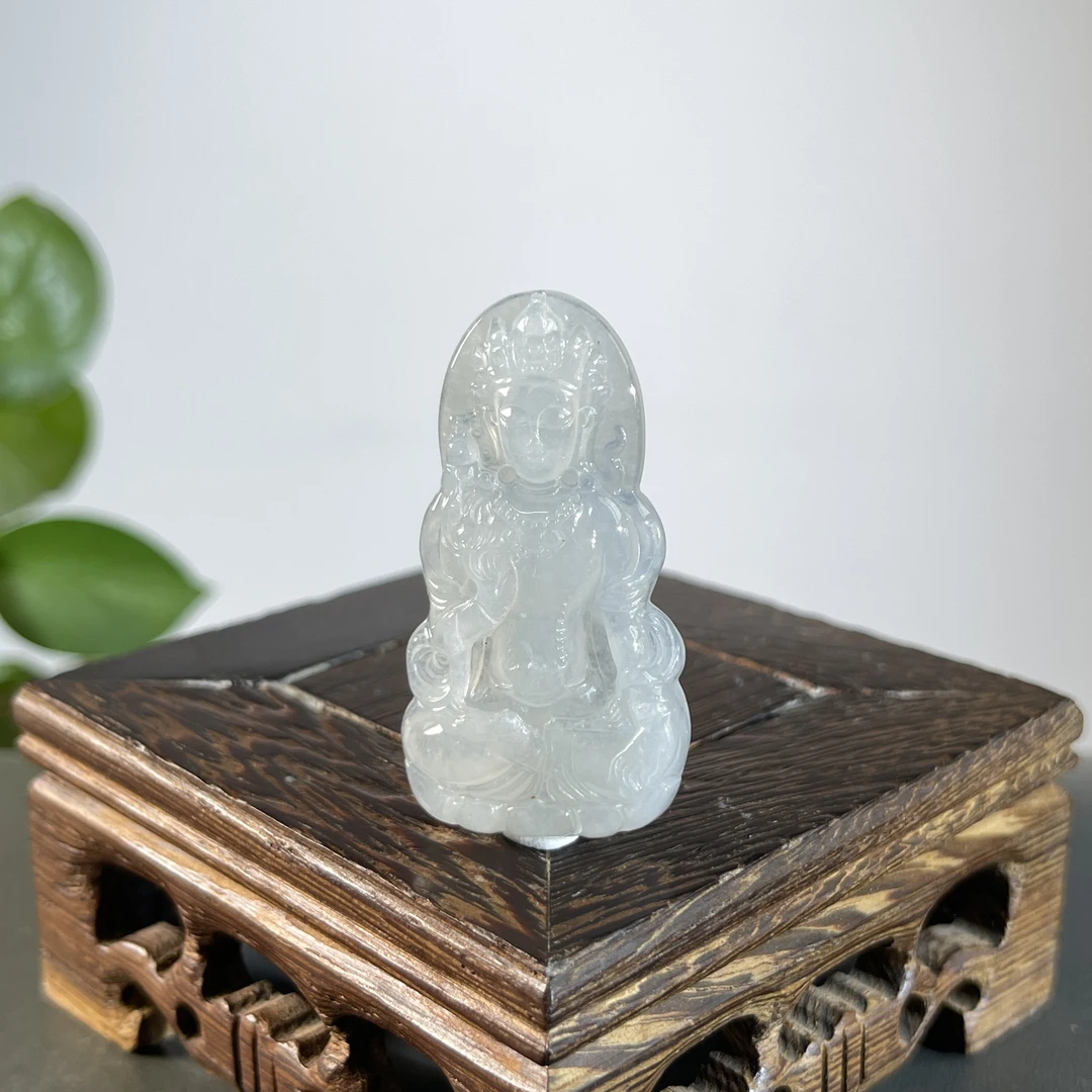 JCB23-96 天然翡翠缅甸A货 度母