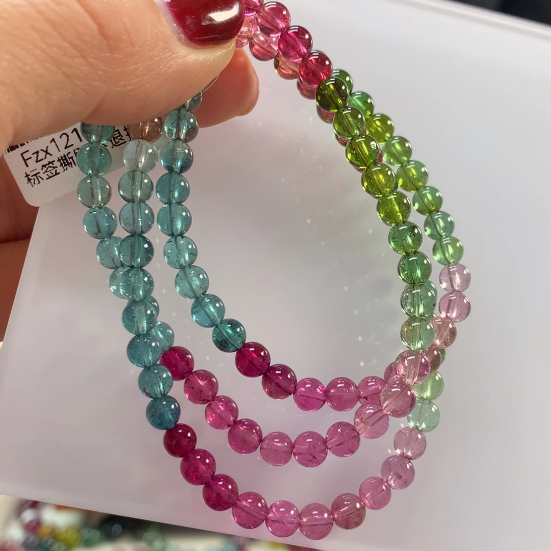 手链碧玺未镶嵌5.3左右