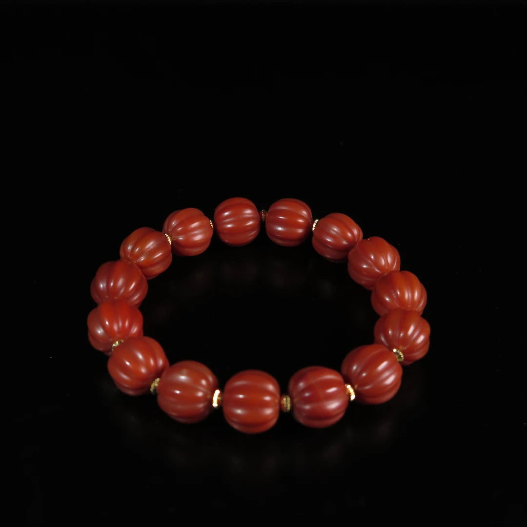 民国玛瑙手串/MZ032329/玛瑙/民族文物