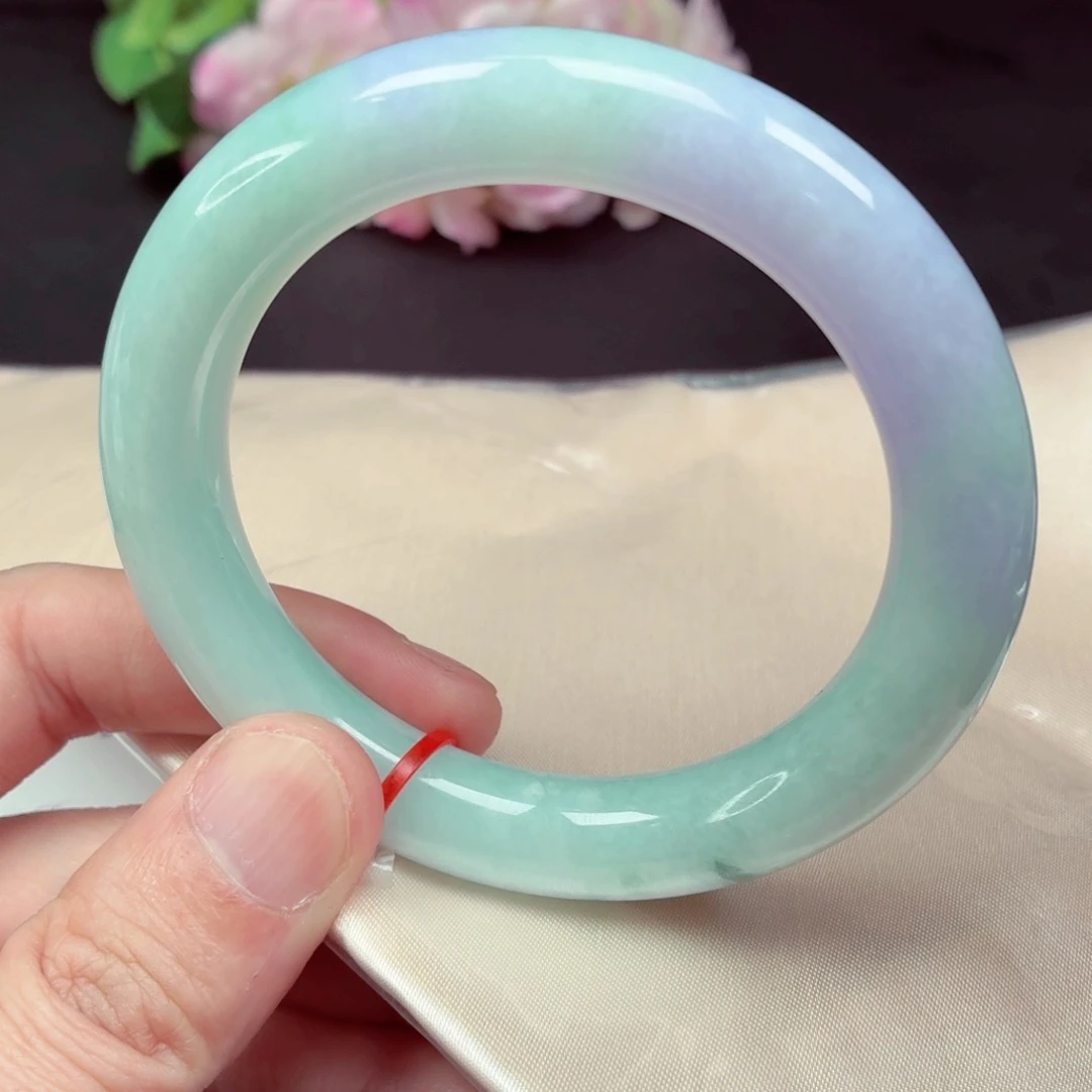 翡翠未镶嵌手镯58.6圈