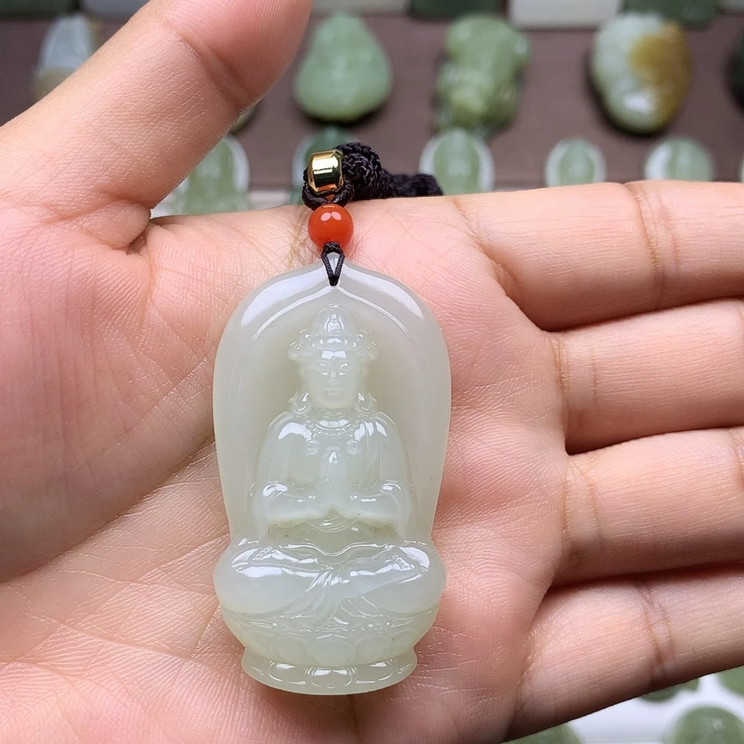 和田玉颈饰未镶嵌