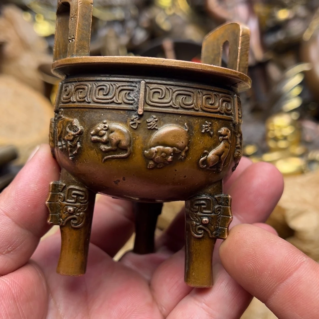 茶壶香炉铜器摆件