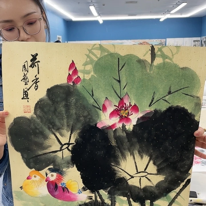 国画纯手绘国画作品