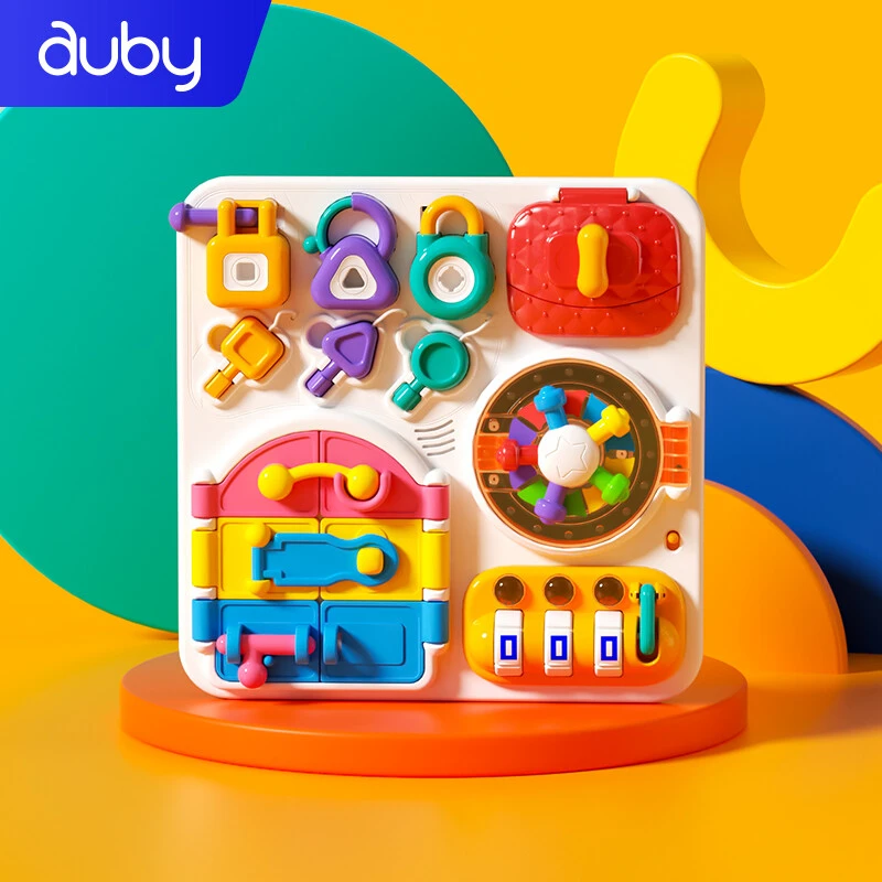 澳贝婴幼儿童玩具早教启蒙探索板玩具忙碌版 益智动脑板