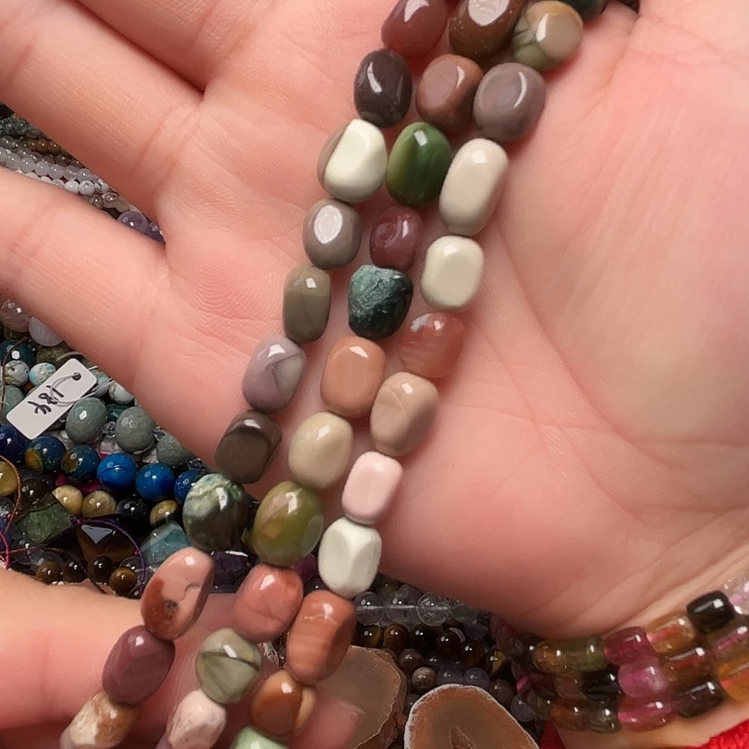 玛瑙/玉髓未镶嵌珠宝半成品L241天然阿拉善玛瑙糖豆