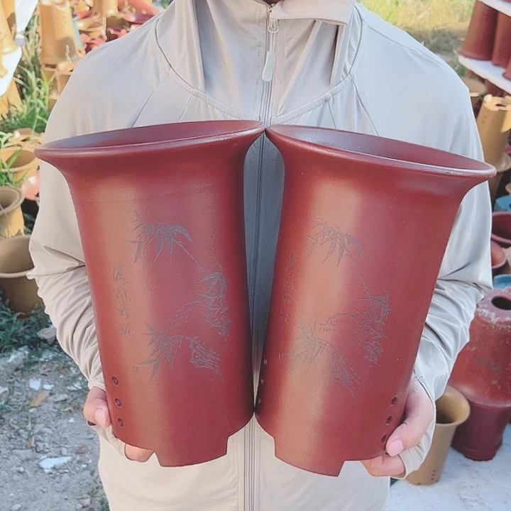 紫砂花盆宜兴紫砂精品花盆