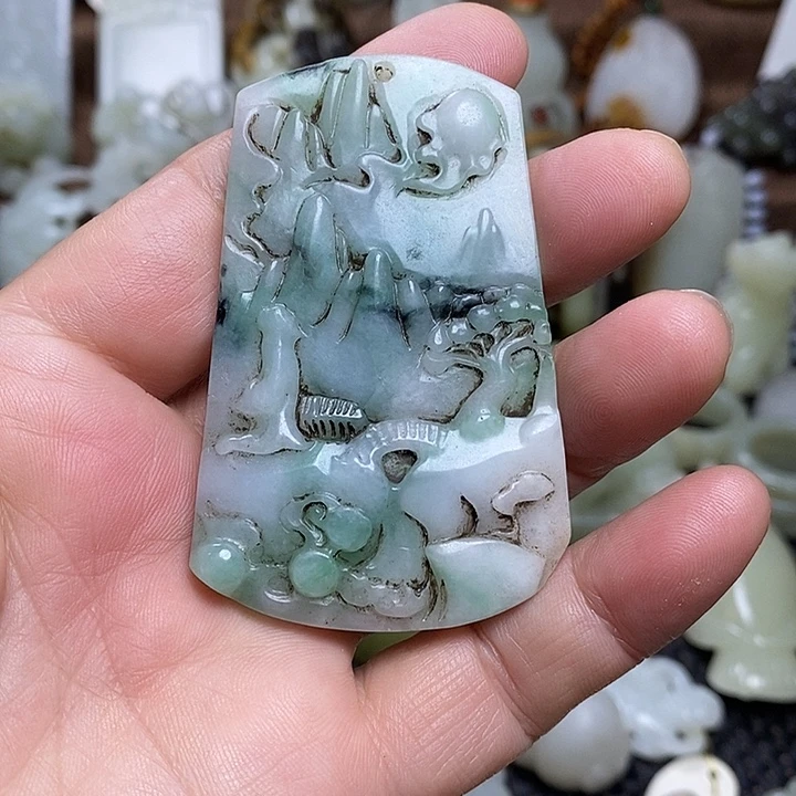 和田玉（糖玉）未镶嵌颈饰