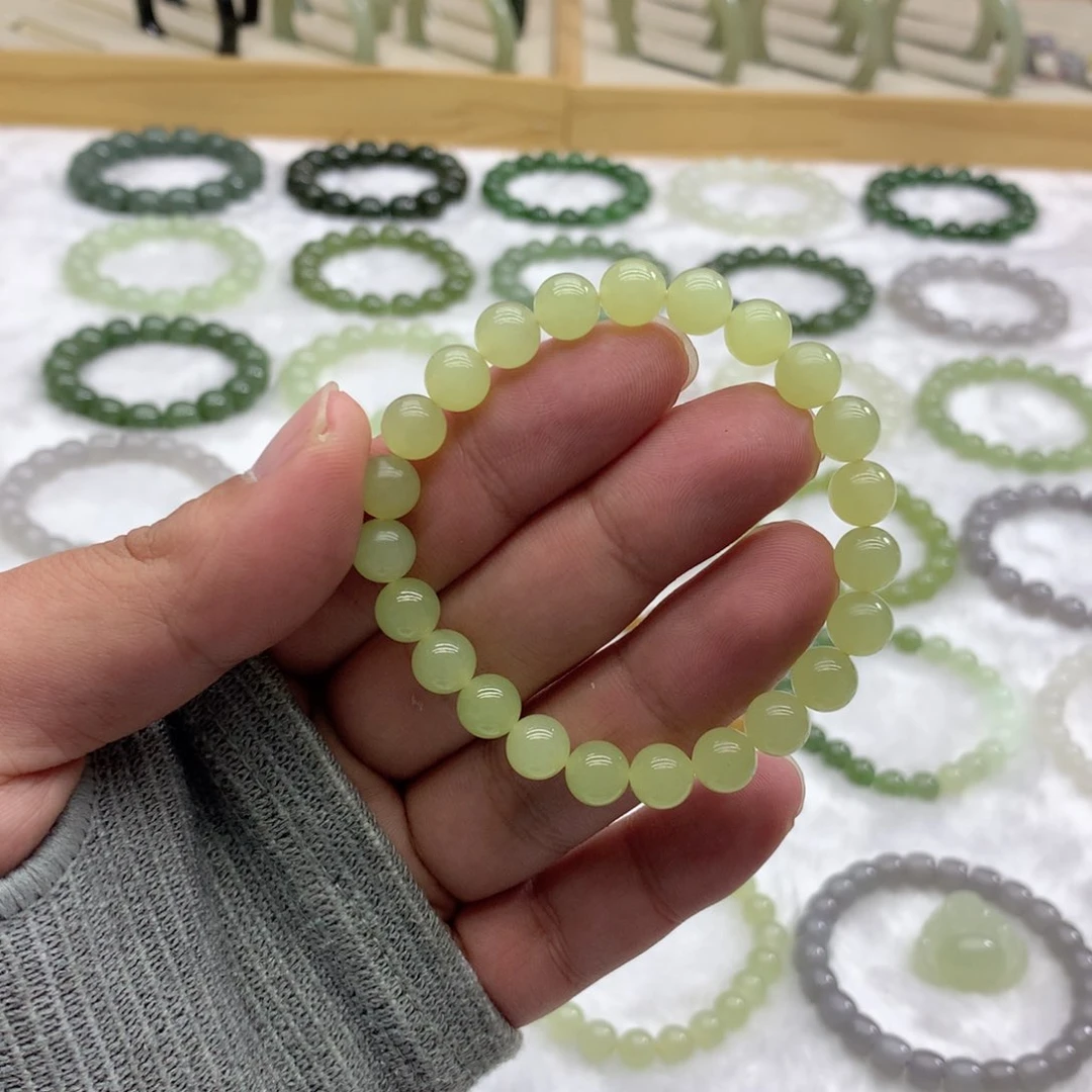 未镶嵌手串和田玉（黄口8）