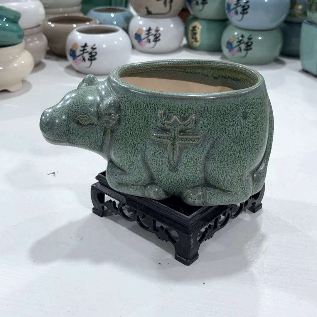 陶瓷绿植多肉花盆拍满8.8包邮发货