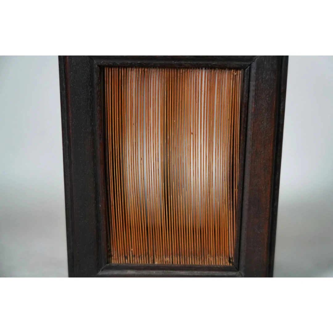 文华开物第230期拍品 1 清代 紫檀嵌竹片四方笔筒