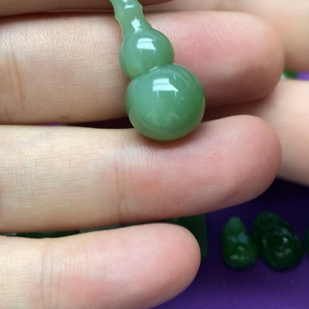 和田玉（碧玉）未镶嵌吊坠(不含链)