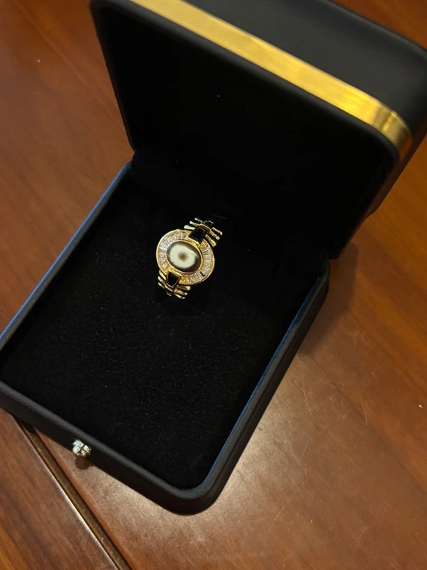 合金锆石戒指 满天星天珠戒指