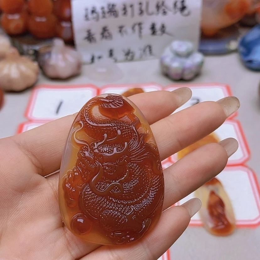 【闪购商品】未镶嵌玛瑙/玉髓珠宝半成品九*