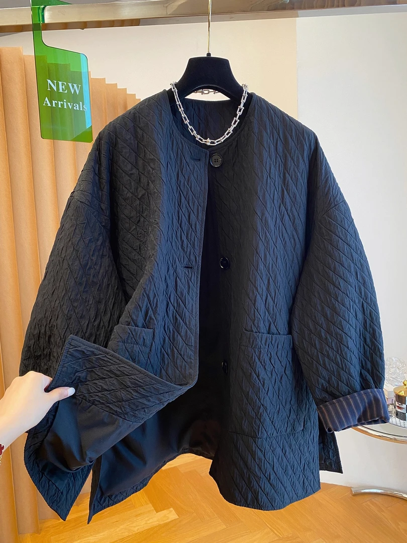 秋冬2025新款巨好看的黑色风衣今年流行爆款宽松中长款时尚外套女