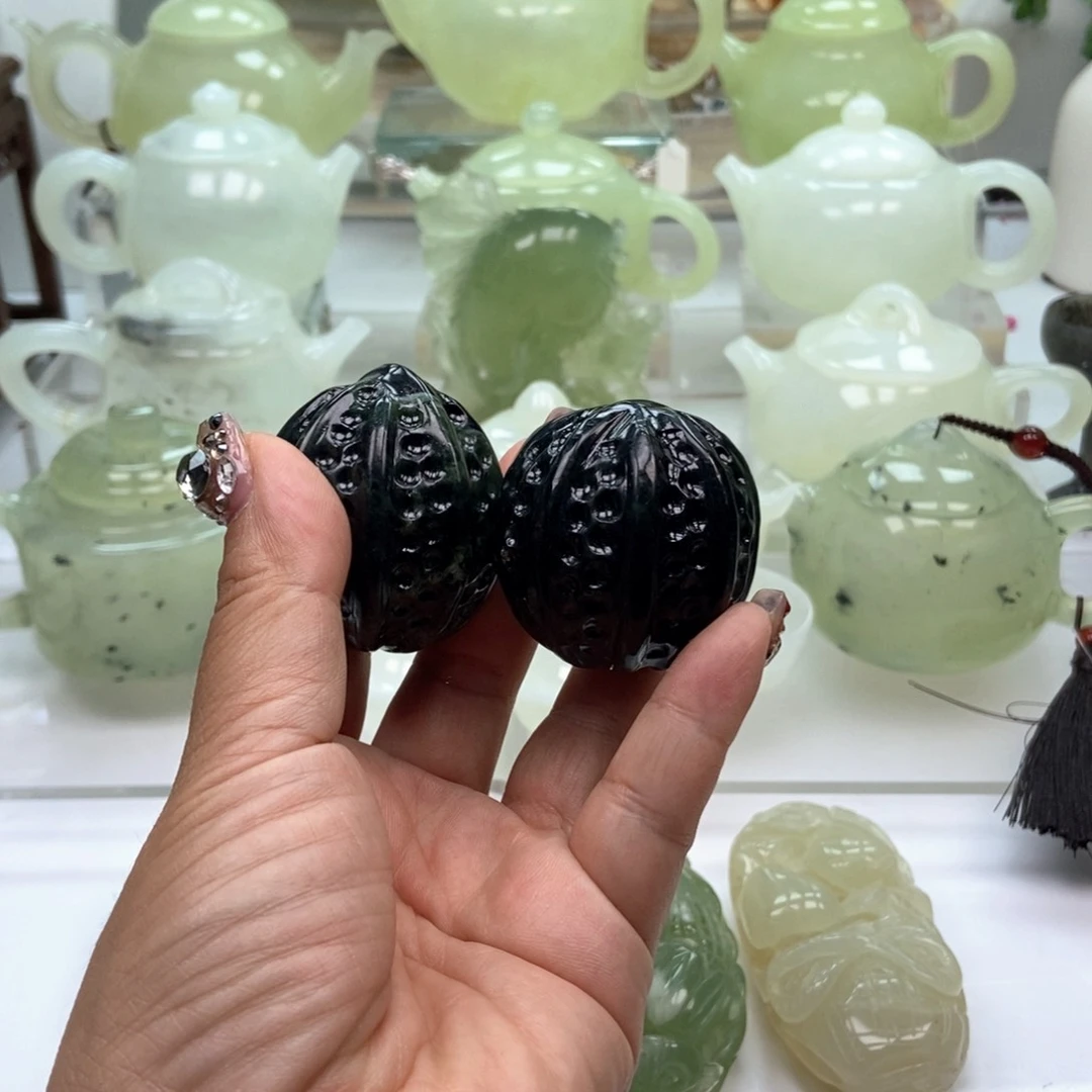 蛇纹石玉未镶嵌手链