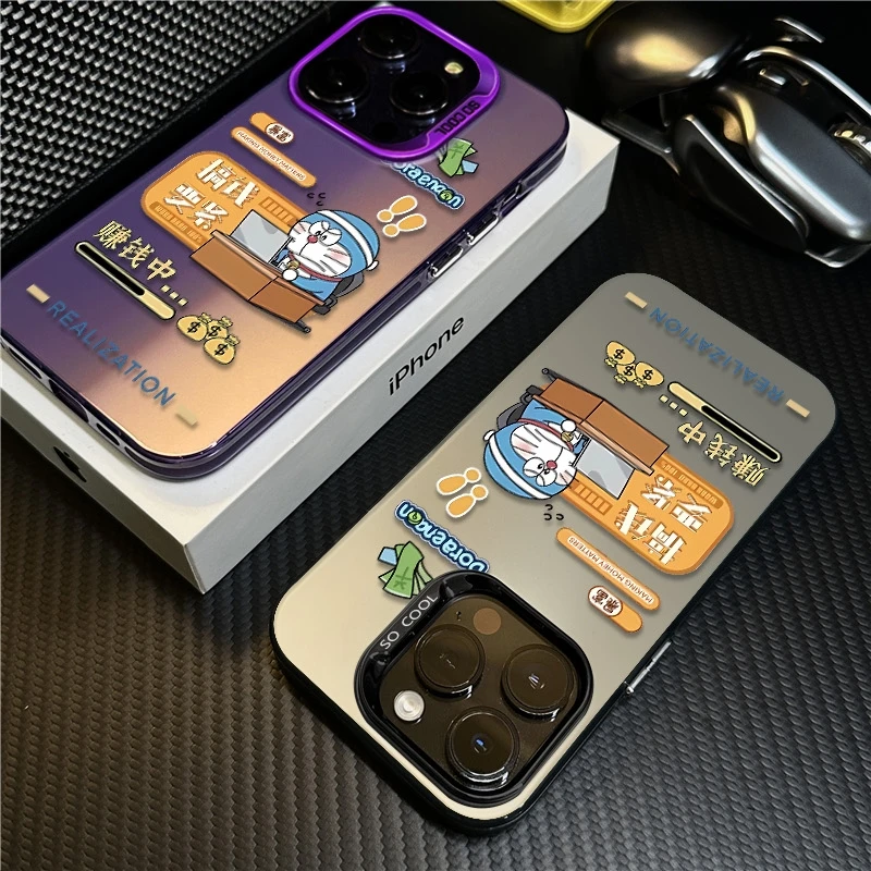 搞钱蓝胖子适用苹果16promax手机壳iPhone15创意14保护套17新款12