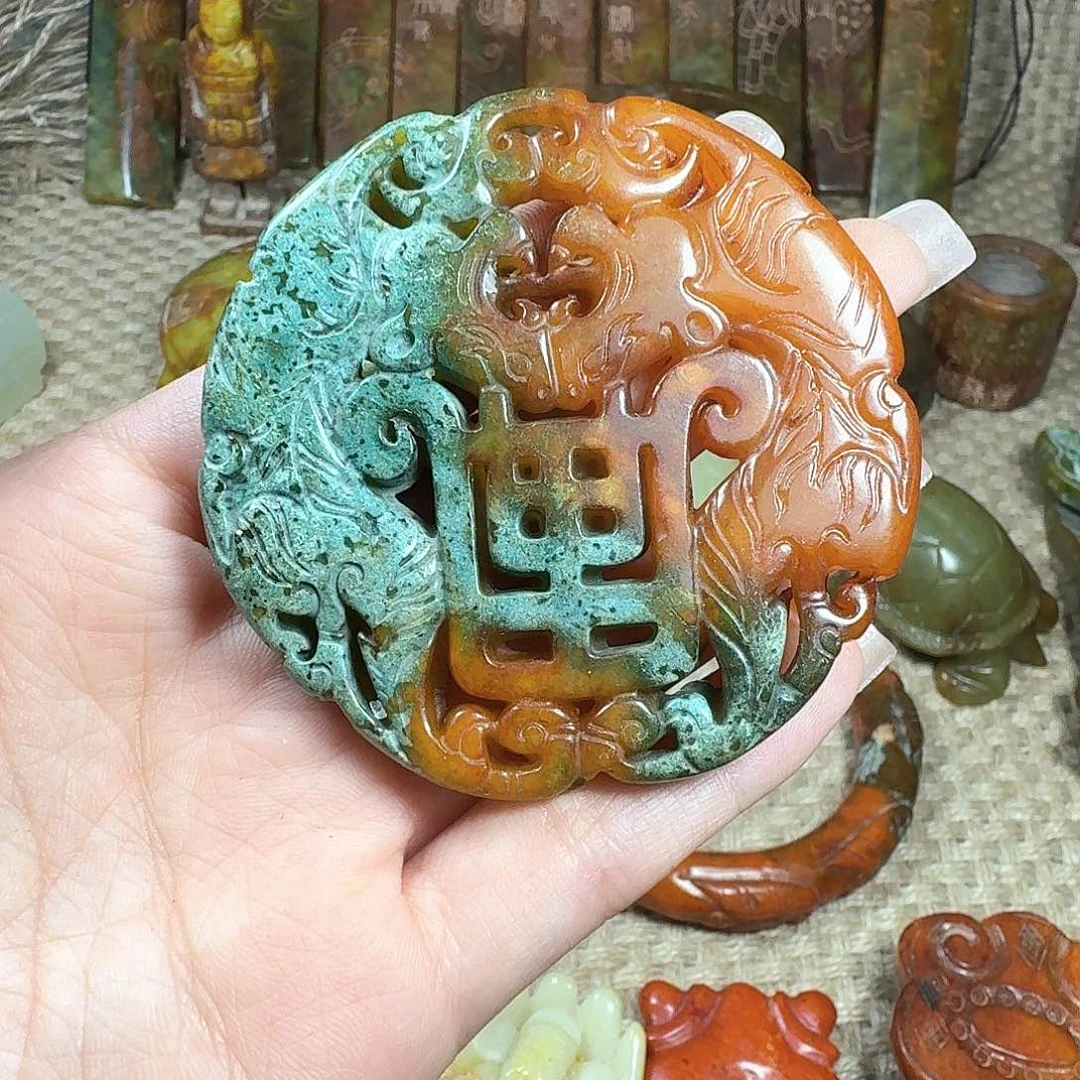 白玉菩提吊坠挂件