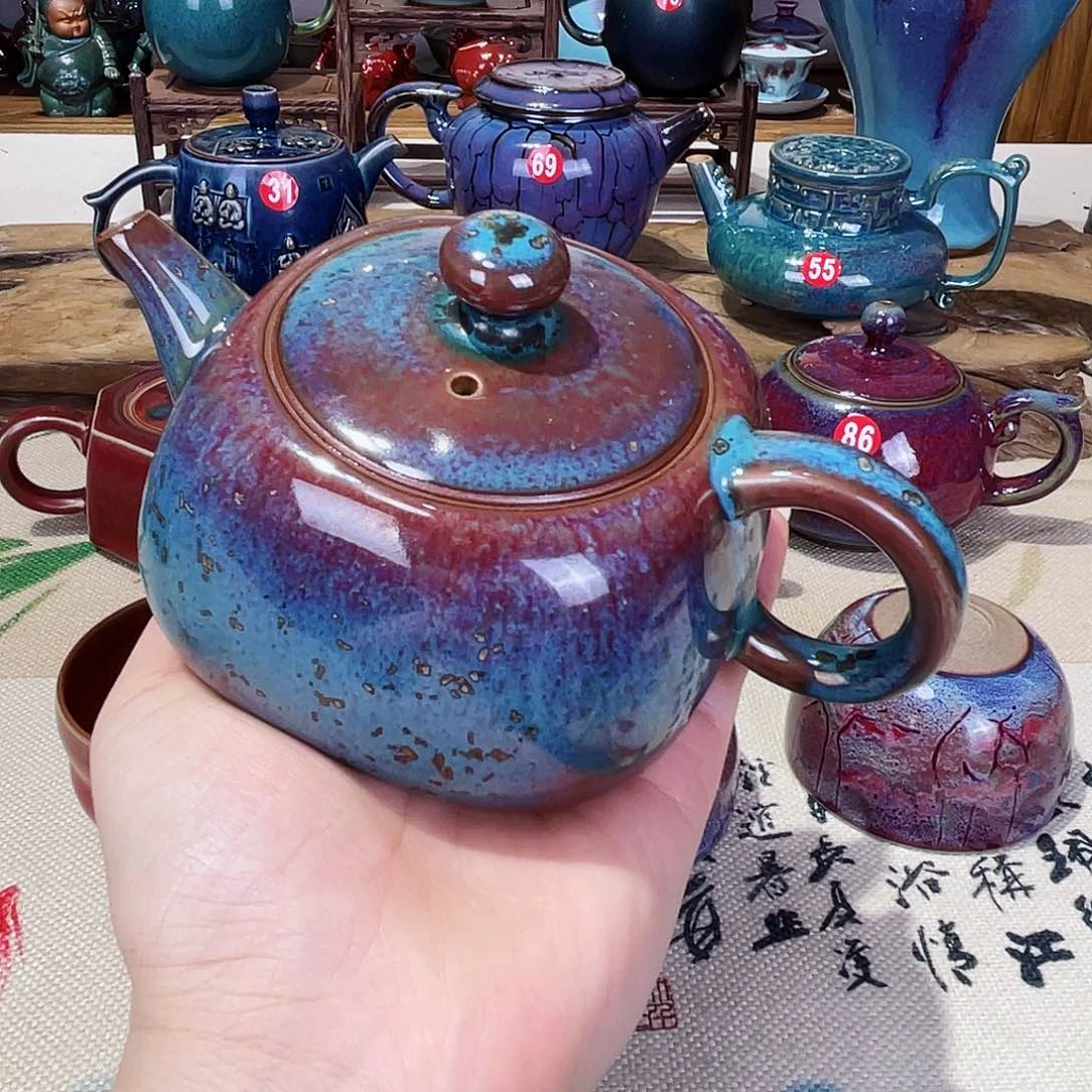 壶禹州钧瓷艺术作品