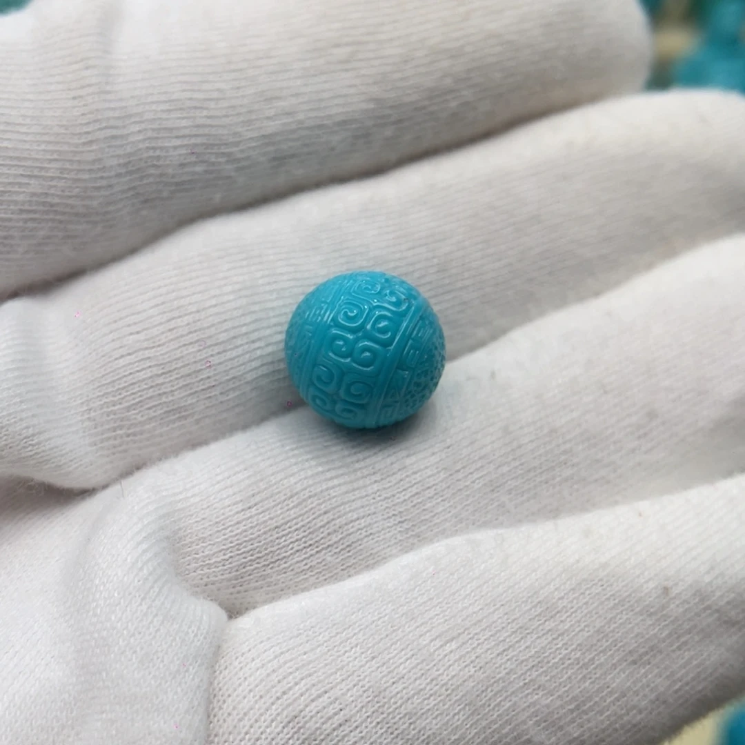 绿松石未镶嵌颈饰卡12.5