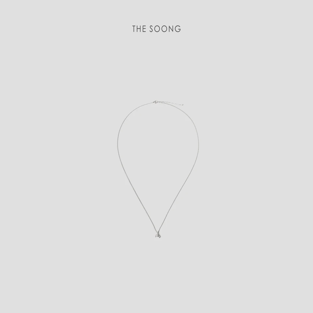 非金属硅胶手镯 THESOONG925银纯手工精工打磨抗氧化吊坠项链6608