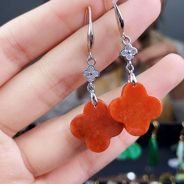 翡翠耳饰未镶嵌饰品