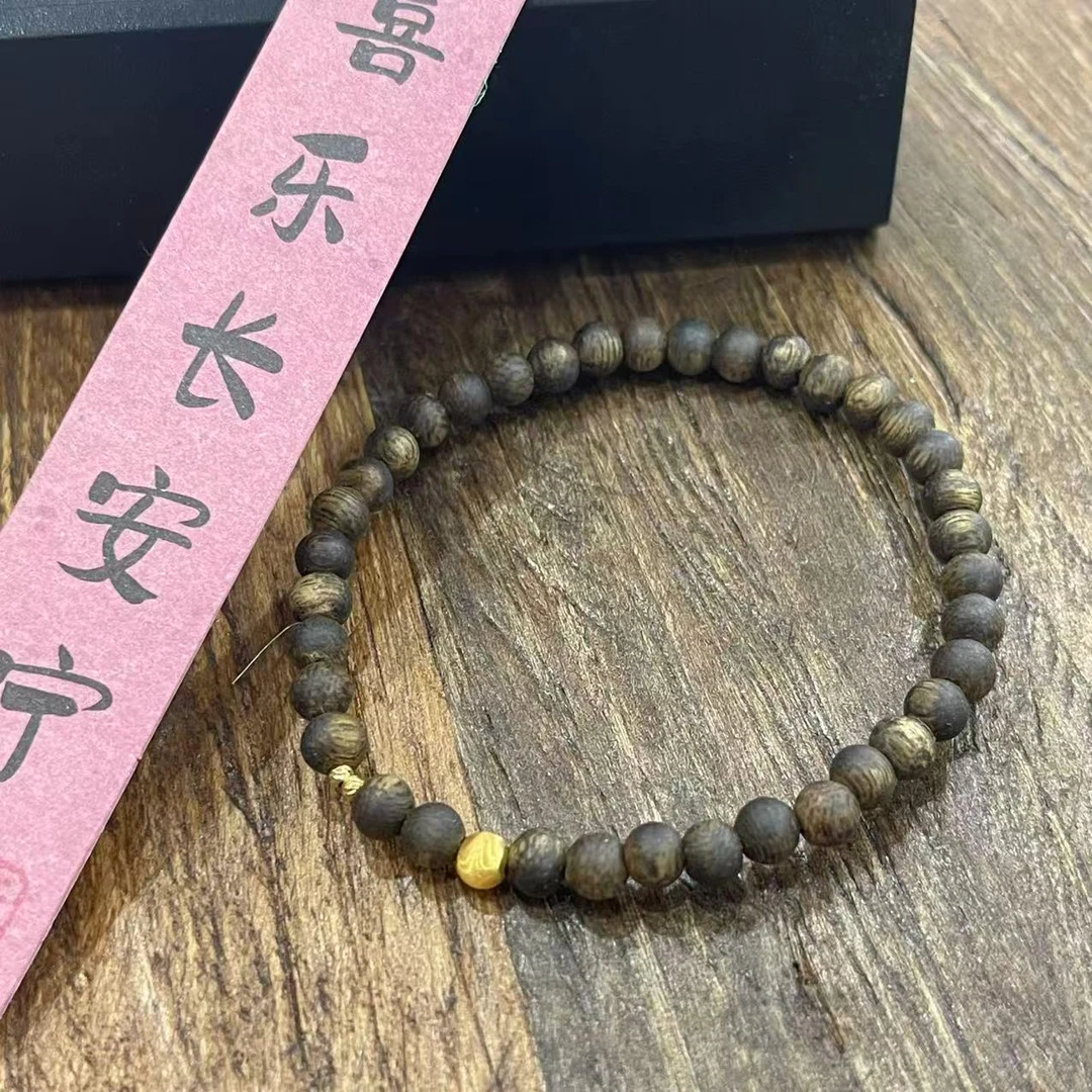 【山玥珠宝】18k金国风复古新中式手工百搭手串