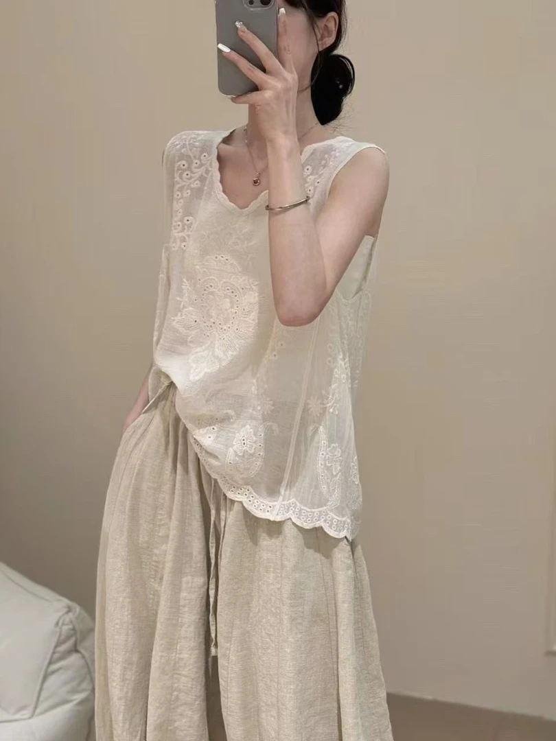 511#戴戴时尚休闲百搭棉布背心