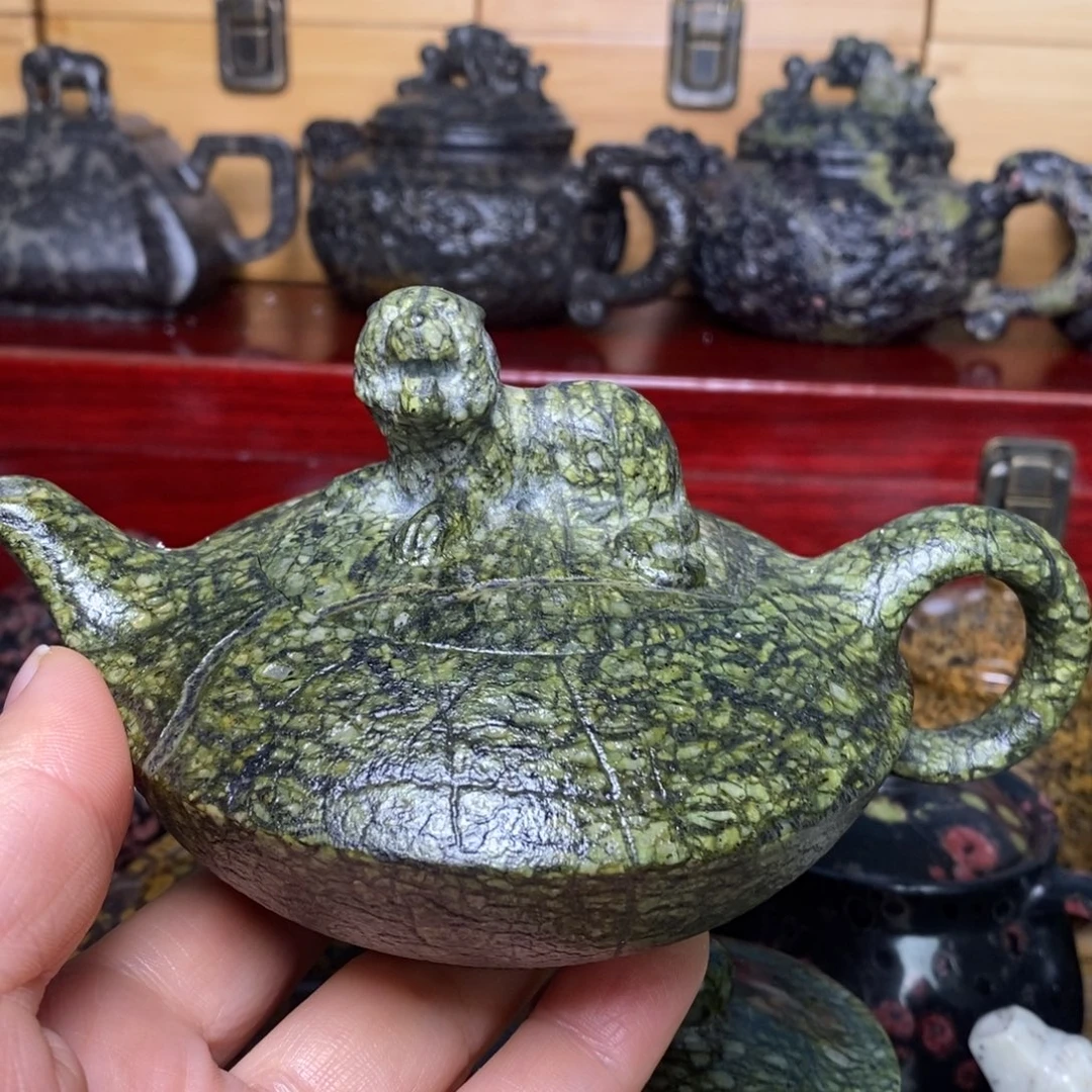 藏玉药王石虎虎生威壶210cc