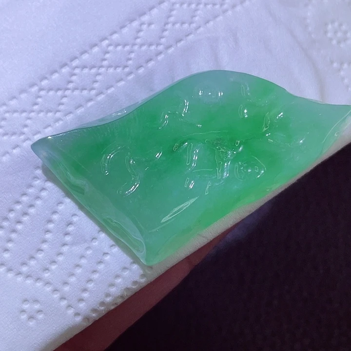 颈饰18K金镶嵌翡翠翡翠