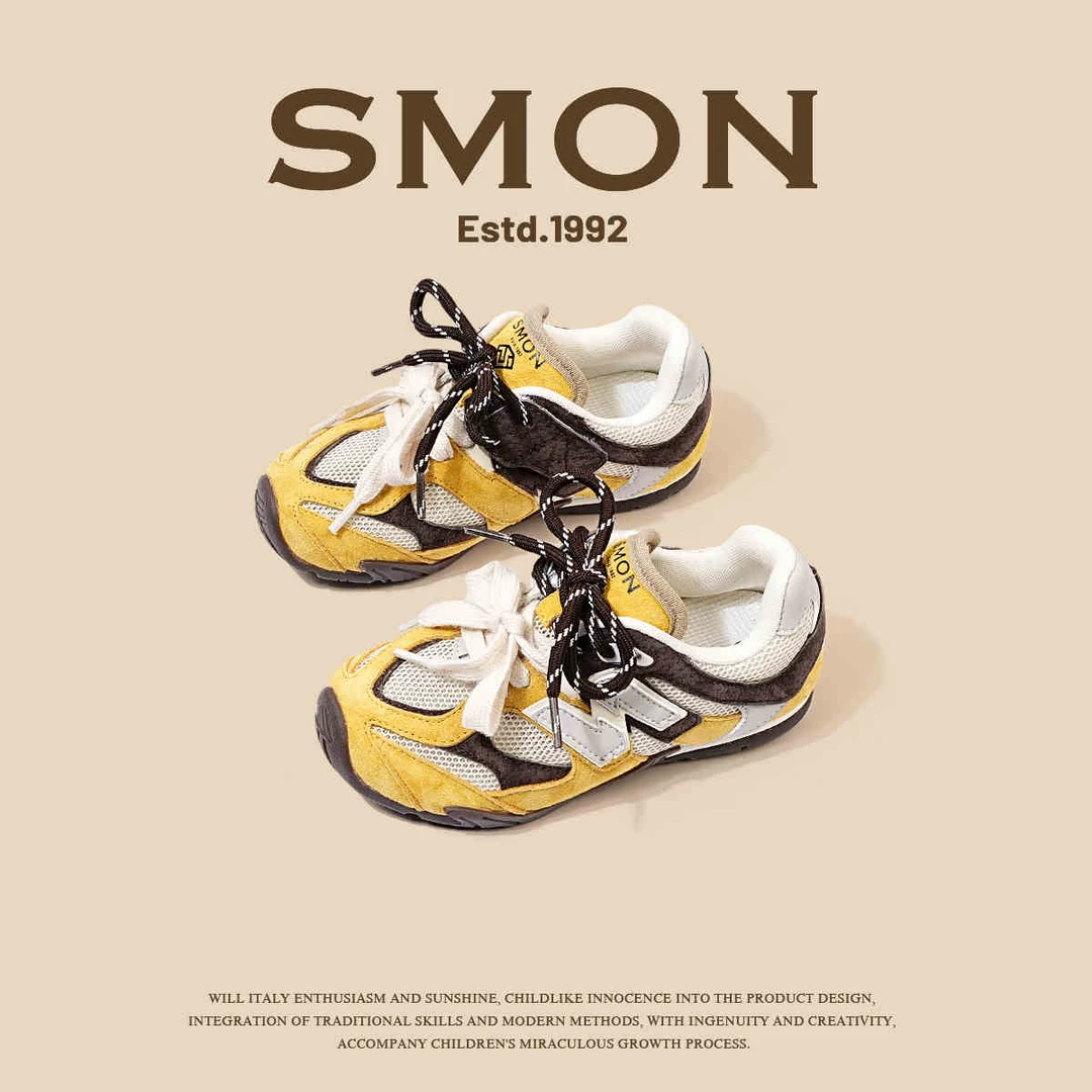 书萌清仓儿童春秋季女童阿甘鞋男童运动鞋潮流德训鞋中大童休闲鞋