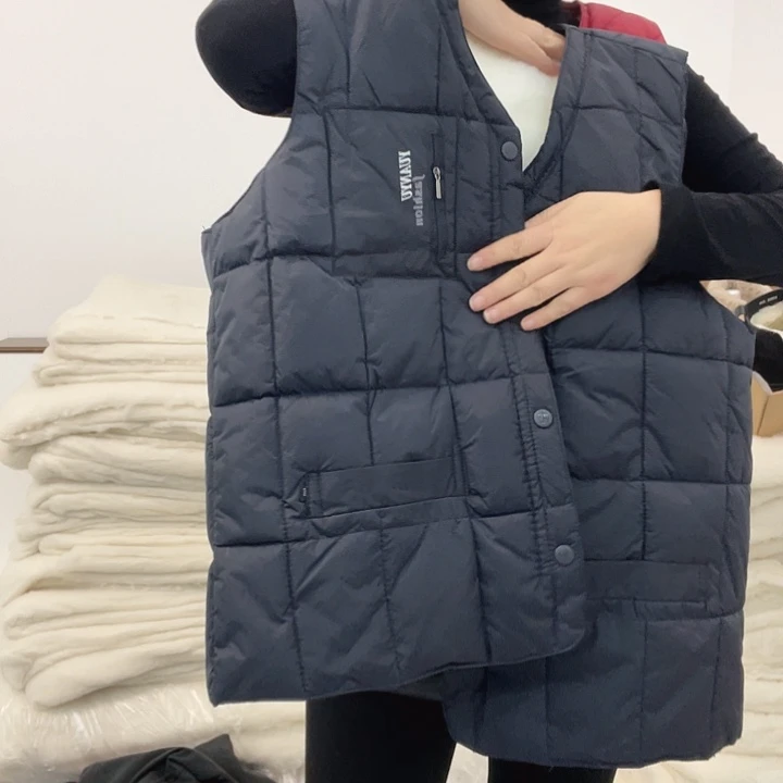 深色马甲最大号保暖舒服