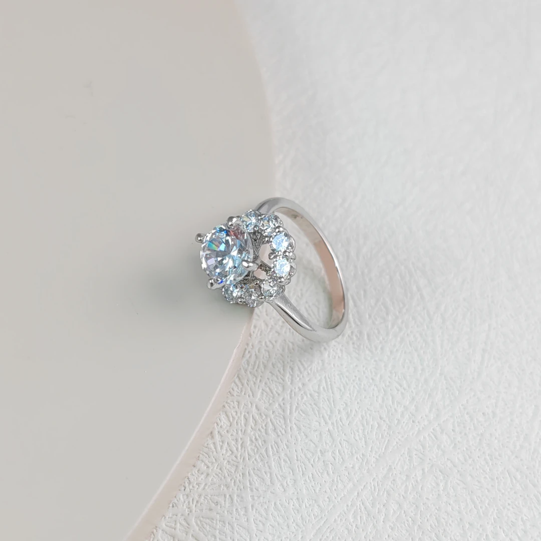 XUPING/旭平首饰 合金合成锆石戒指 【参与满赠】GDQ X000865805A6