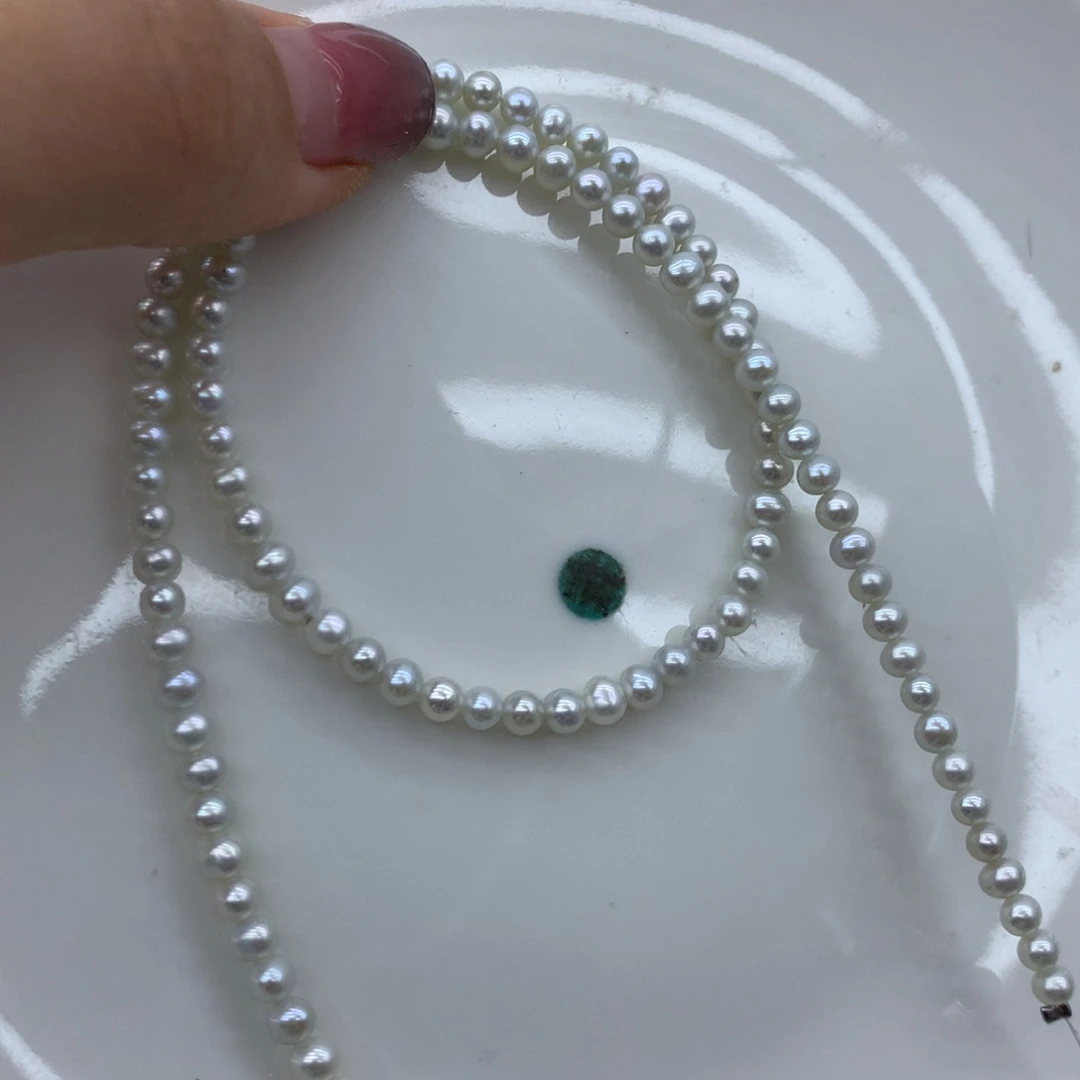 颈饰合金淡水珍珠