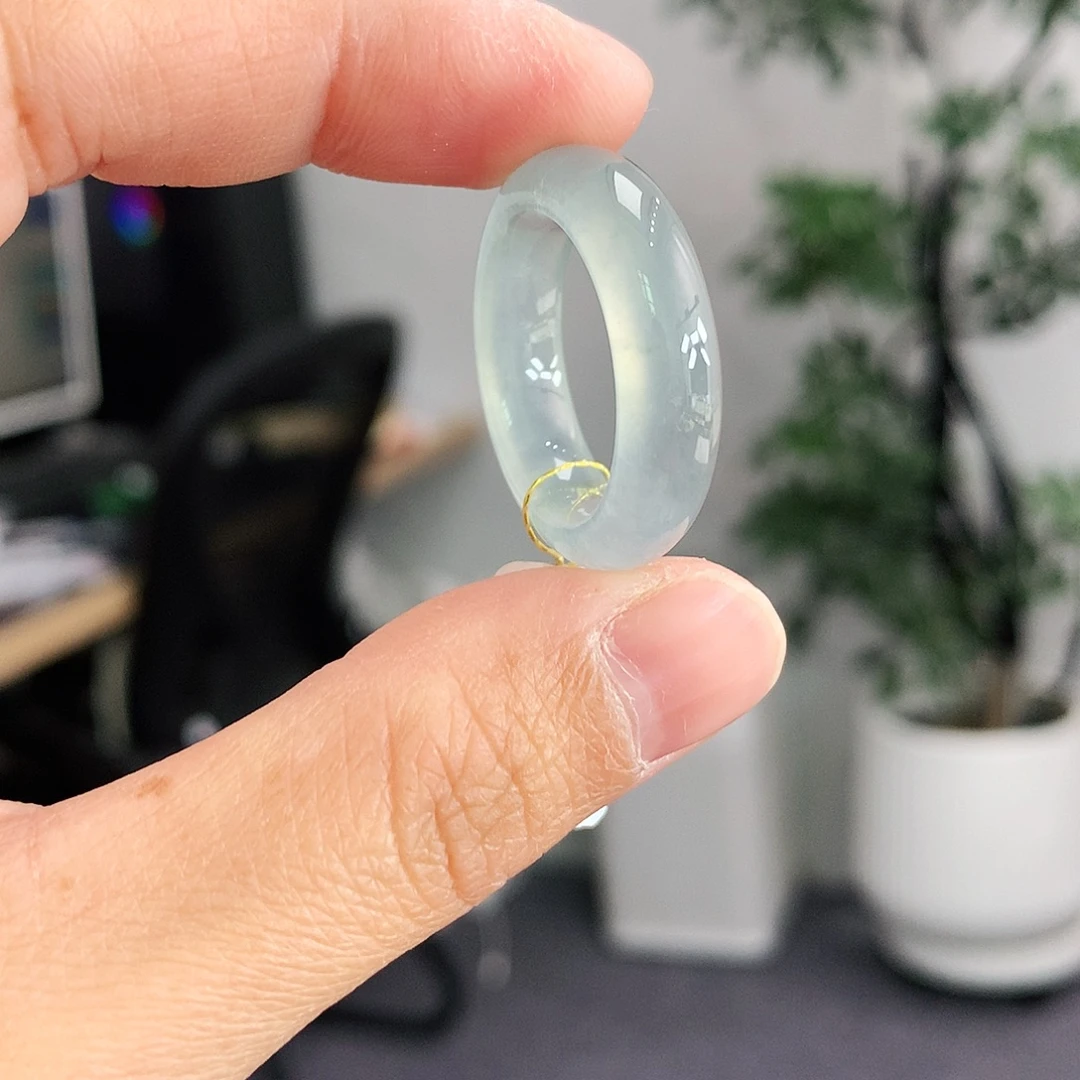 翡翠未镶嵌戒指17-18号