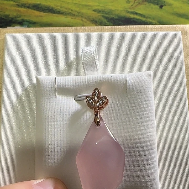 玛瑙/玉髓合金吊坠(不含链)