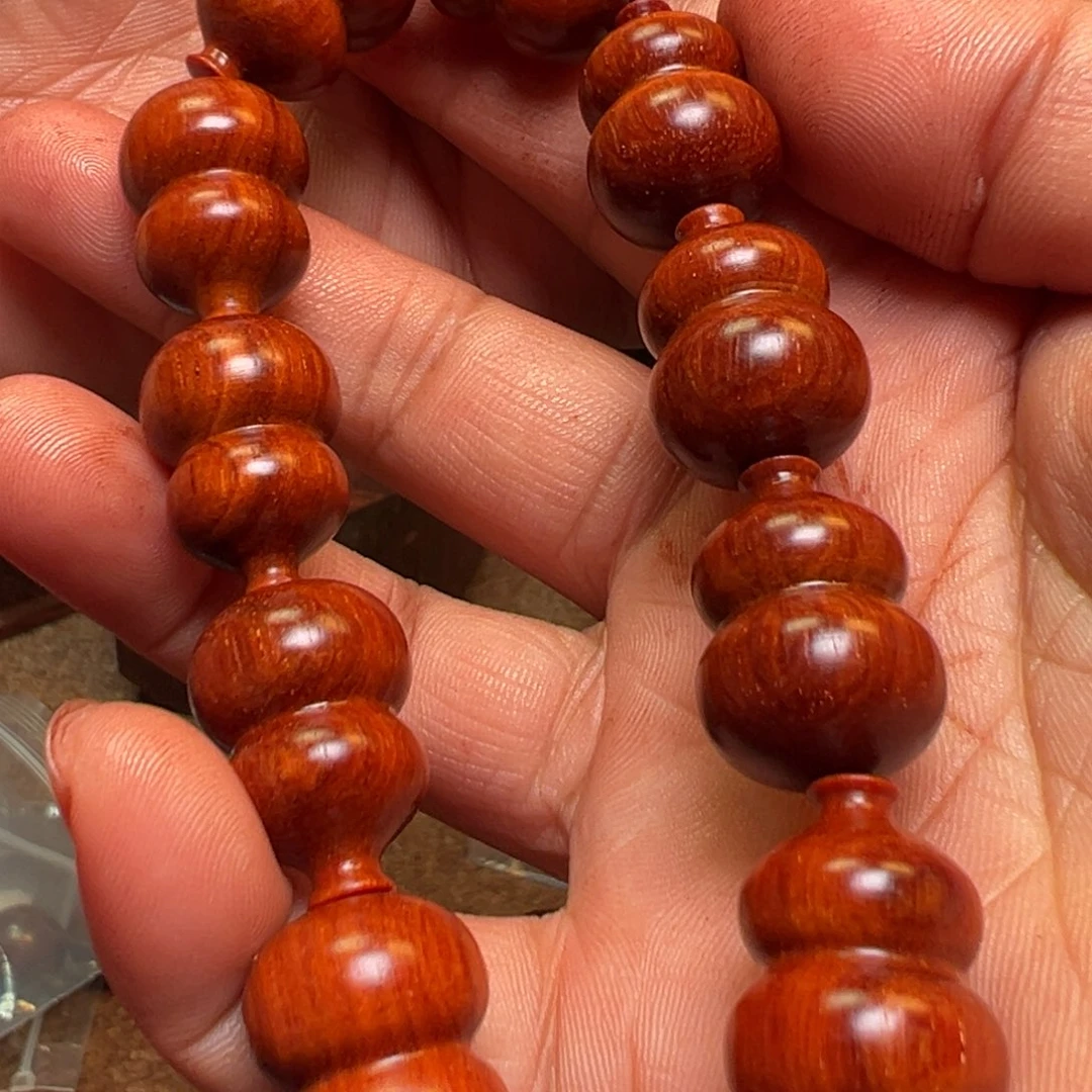 用***5檀香紫檀（小叶紫檀）手串