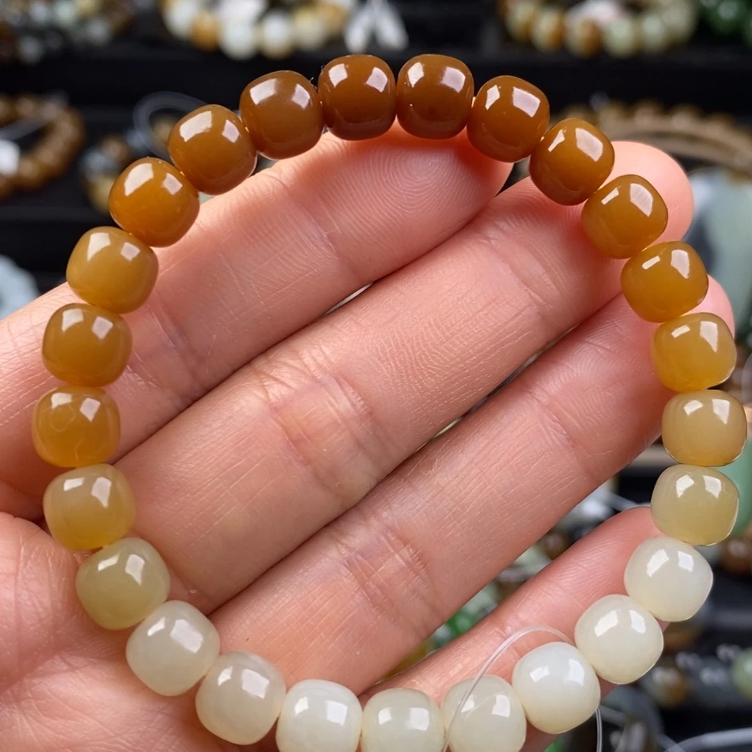 和田玉手串未镶嵌