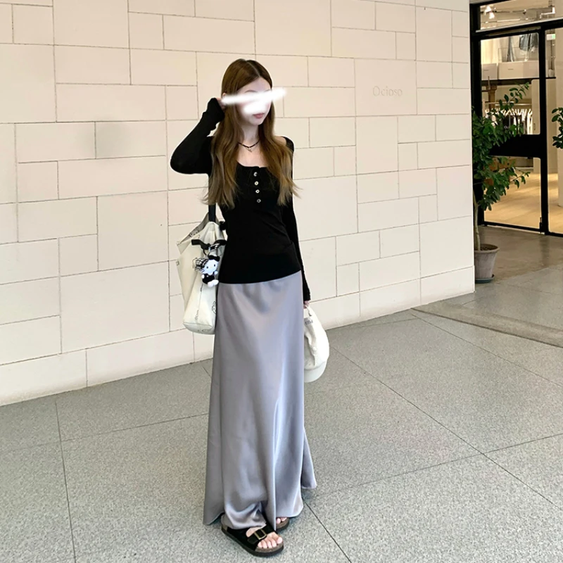 冰感半透薄款罩衫长袖显瘦t恤女夏kk-05516