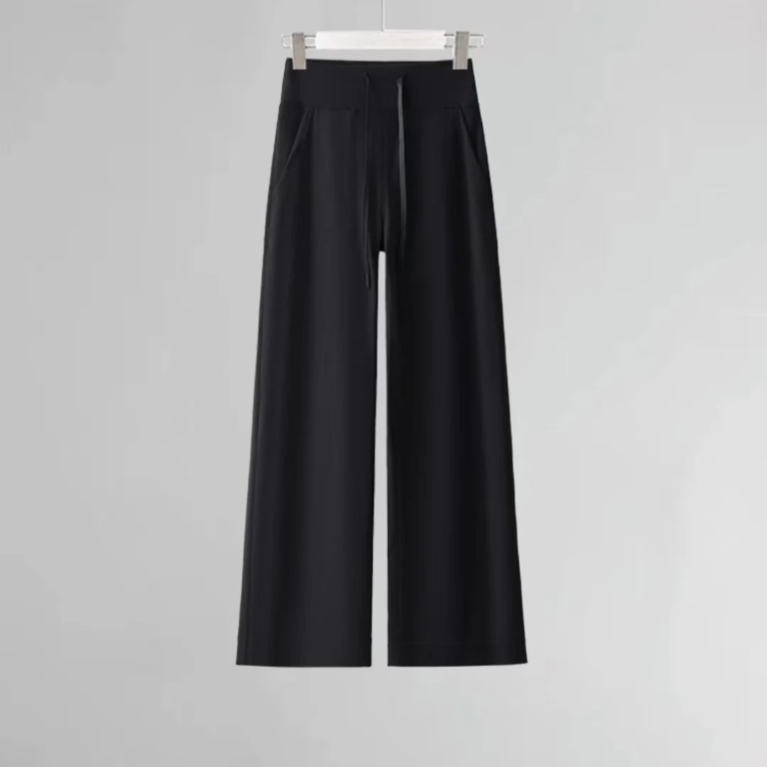 【雪儿】YD03-微喇鲨鱼裤女夏季新款高腰显瘦瑜伽芭比裤休闲阔腿裤