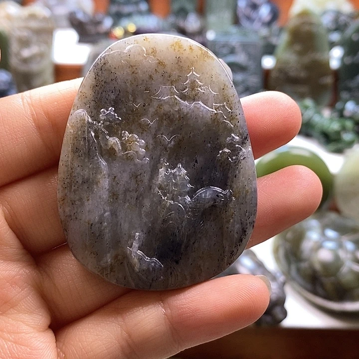 和田玉颈饰未镶嵌