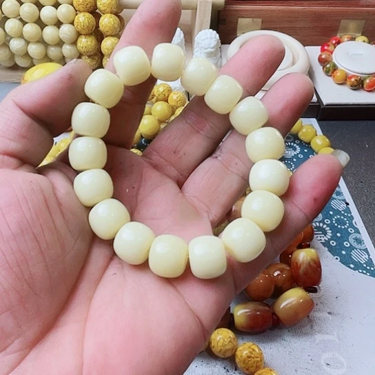 轩大白鲨桶珠白色
