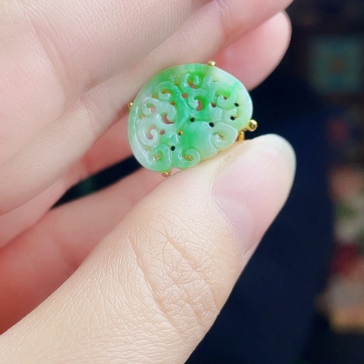 翡翠银S925镶嵌颈饰多样性