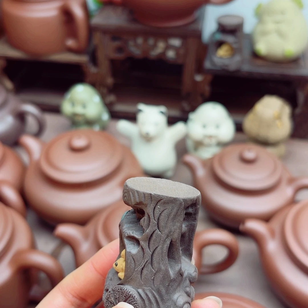 逸**灵紫泥  小茶宠  小盖质