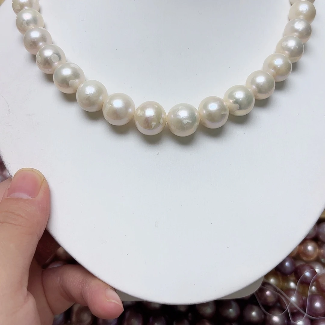 淡水珍珠颈饰未镶嵌11-14有核