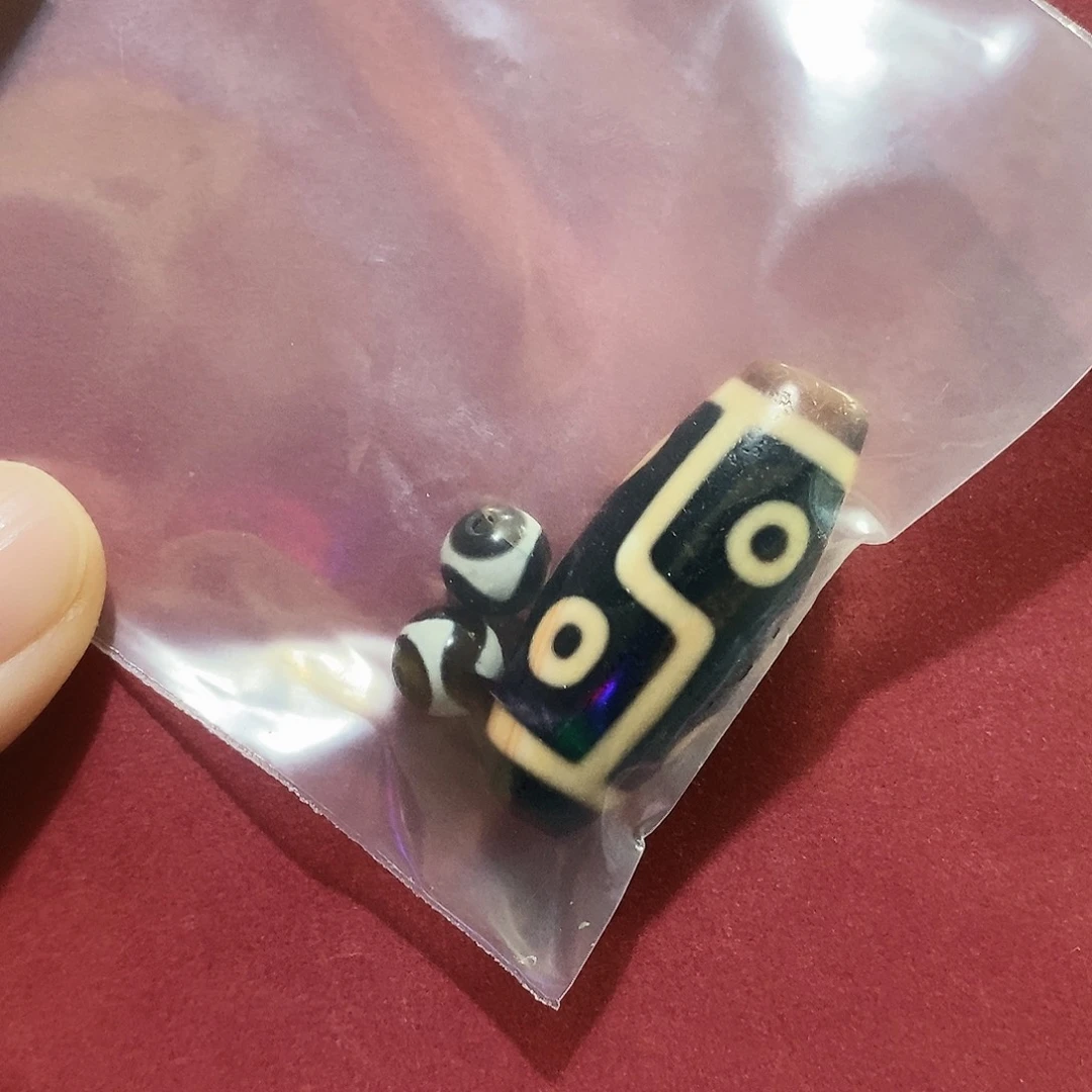 猜***猜玛瑙/玉髓（覆膜）未镶嵌颈饰行运无覆膜折六