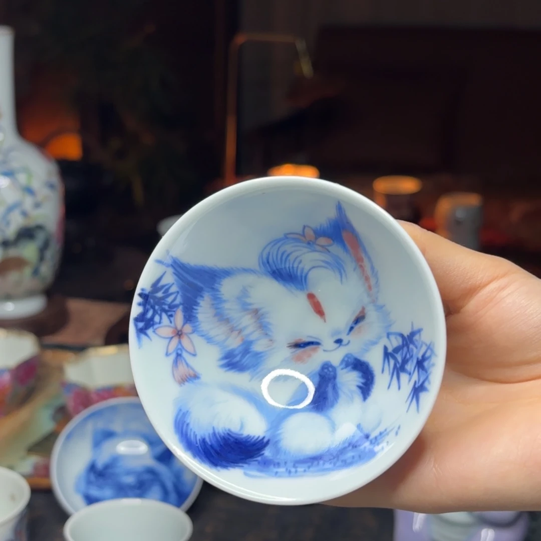 康***G全手工清新斗笠杯杯