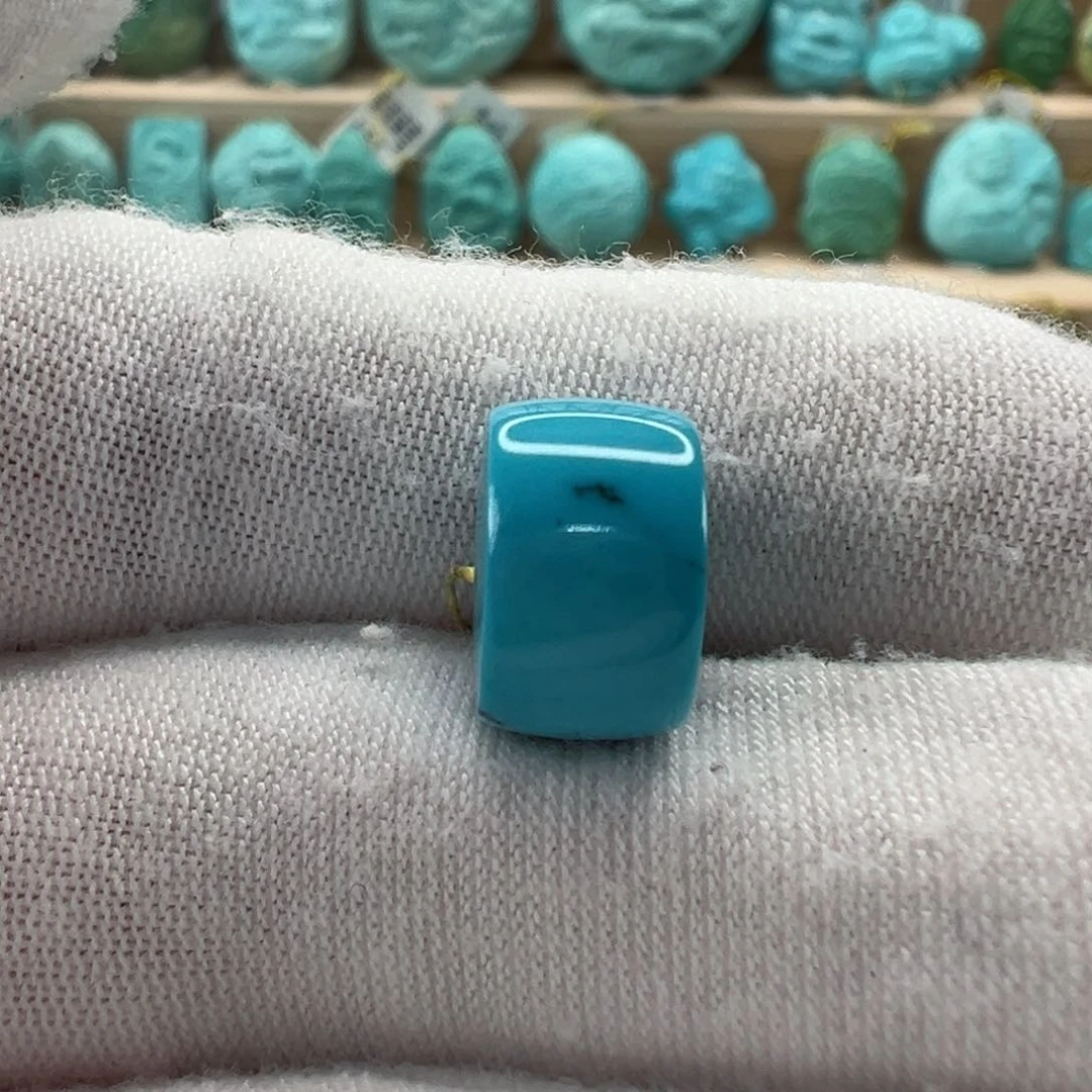 未镶嵌绿松石直切珠11.4x7.3mm