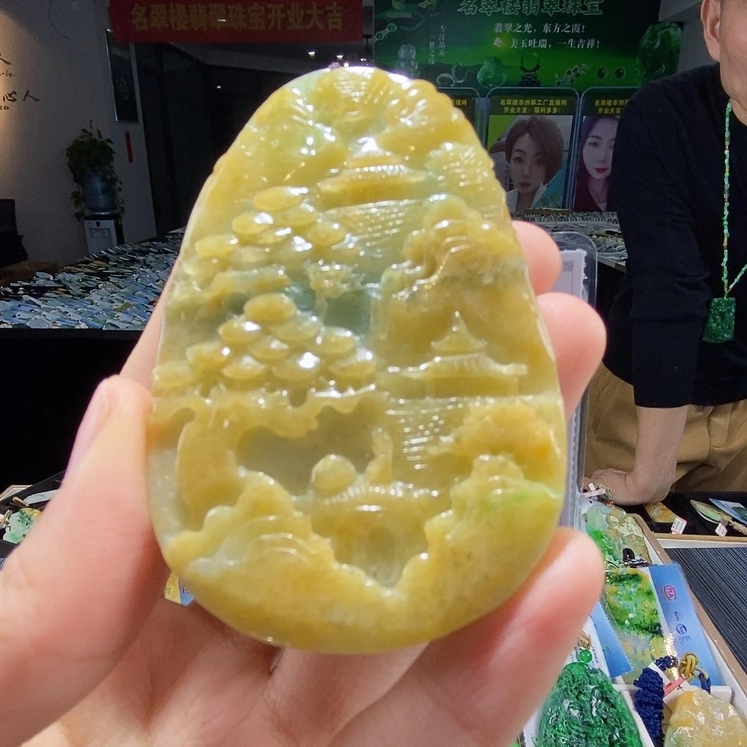 颈饰未镶嵌翡翠翡翠