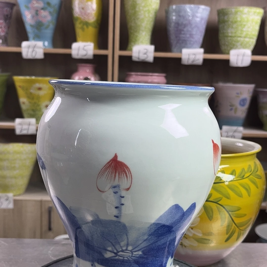 景德镇陶瓷花盆花盆