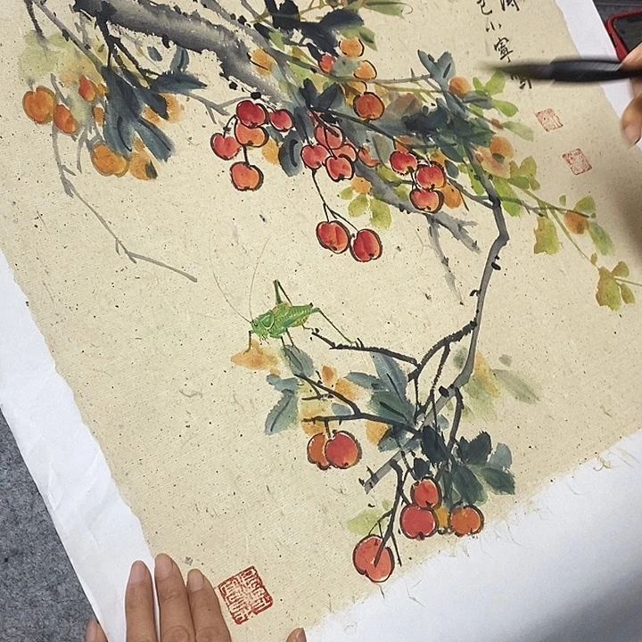 国画亲笔手绘原创